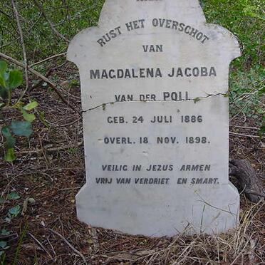 POLL Magdalena Jacoba, van der 1886-1898