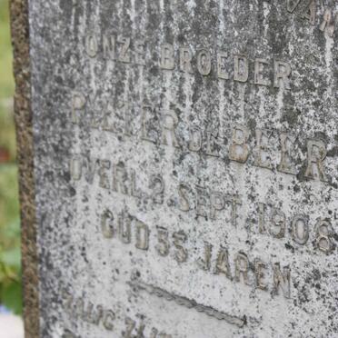 BEER Pieter, de -1906