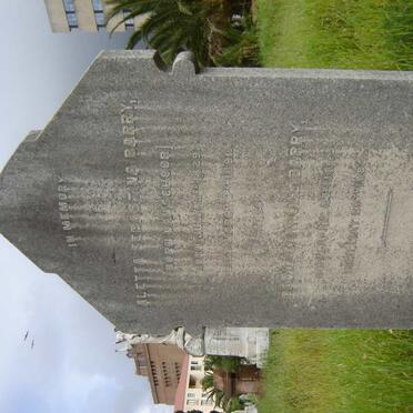 BARRY David Carroll 1813-1895 &amp; Aletta Sebastina van SCHOOR 1829-1891