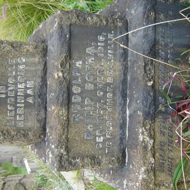 BOTHA Rudolph Philip 1837-1916