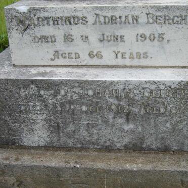 BERGH Marthinus Adrian -1905 &amp; Yda Johanna -1912