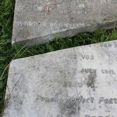 BREDA Justina Wilhelmina Nancy, van nee VOS  -1911