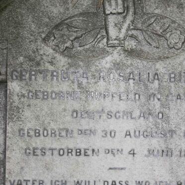 BIESEL Gertruida Rosalia 1831-1895