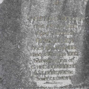 BOSENBERG Christiaan Hendrik -1880 :: BOSENBERG Rene Julien 1881-1882