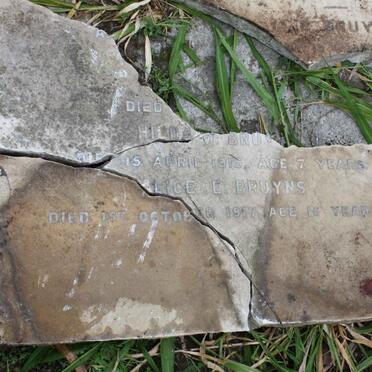 BRUYNS Hilda ? -1915 :: BRUYNS Alice -1917