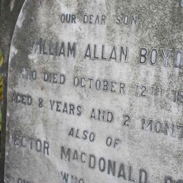 BOYD William Allan -1899