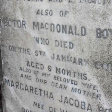 BOYD Hector MacDonald -1901