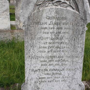 BONDE, von :: WHITCNER