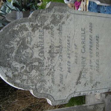 CARLILE Maria 1874-1909  :: CARLILE Henry -1920