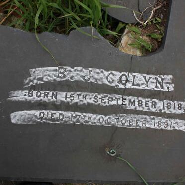 COLYN B.J. 1818-1891