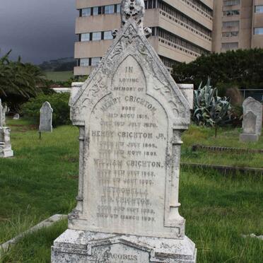 CRICHTON Henry 1815-1870 :: CRICHTON Henry Jr. 1845-1881 :: CRICHTON William 1842-1906 :: CRICHTON Petronella F.D. 1822-1893