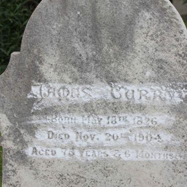 CURRY James 1826-1904