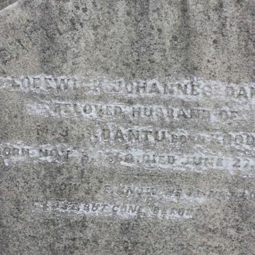 DANTU Lodewyk Johannes 186?-1895