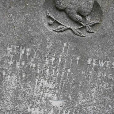 DOLLMAN Arthur Stephen -1945 &amp; Agnes Maria 1881-1965 :: DEWES Henry Carter -1912 &amp; Catherine Sophia -1917