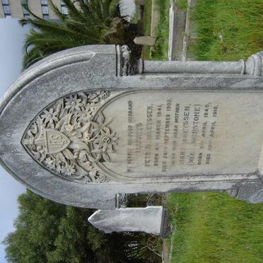 EYSSEN Matthys Petrus, van 1841-1902  &amp; Mary JOHNSTONE 1845-1910