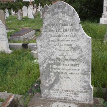 ERASMUS Johann Wilhelm Zimler -1918 &amp; Maria Barbara van Amstel BERRANCE -1890 :: BICCARD Maria Barbara 1903-1908