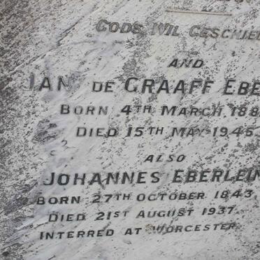 EBERLEIN Jan de Graaff 1882-1945 :: EBERLEIN Johannes 1843-1937