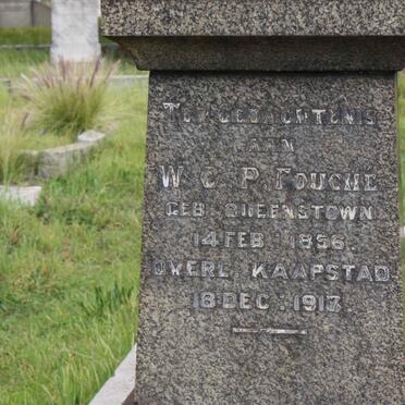 FOUCHE W.C.P. 1856-1917