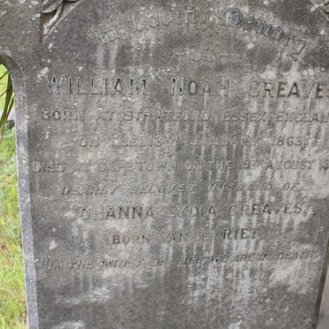 GREAVES William Noah 1863-1914