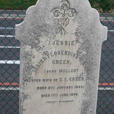 GREEN Josina Florendina Maria nee MULLER 1869-1898
