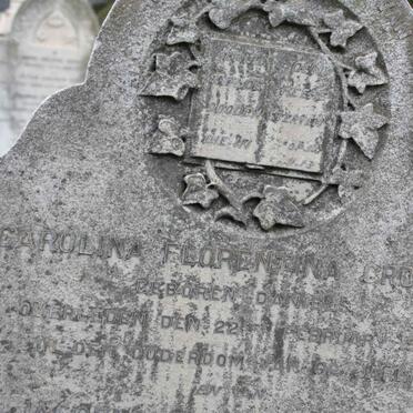 GROSCH Carolina Florentina nee DANIEL  -1900