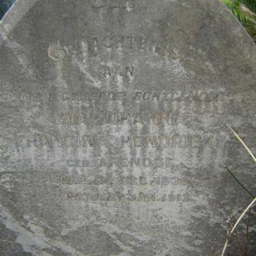HENDRICKS Eva Johanna Francina nee ARENDSE 1835-1913