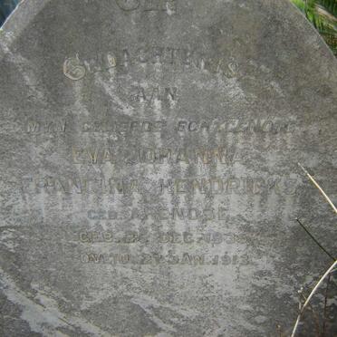 HENDRICKS Eva Johanna Francina nee ARENDSE 1835-1913