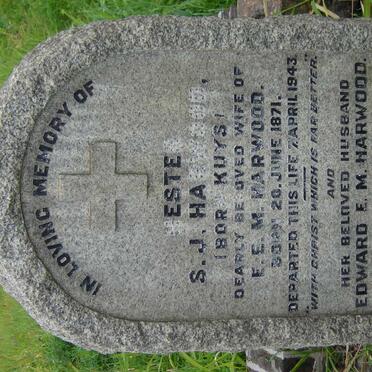 HARWOOD Edward E.M. 1867-1964 &amp; Hester S.J. KUYS 1871-1943