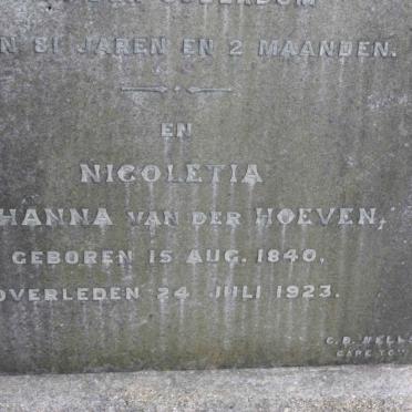 HOEVEN, van der :: VOS