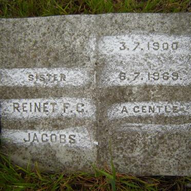 JACOBS Reinet F.C. 1900-1969