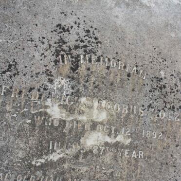 KOTZE Frederick Jacobus -1892 :: KOTZE Charlotte Carolina -1899 