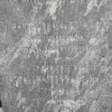 KOTZE Magdalena Aletta 1871-1887 :: KOTZE Magdalena Bernardina 1831-1922