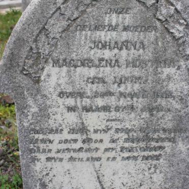MOSTERT Johanna Magdalena nee LOUW -1905