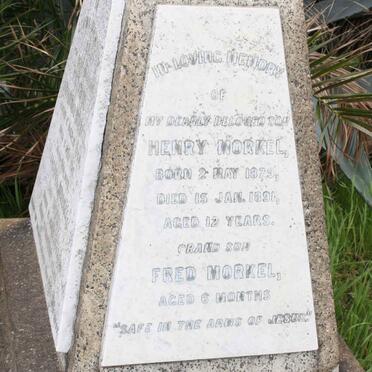 MORKEL Henry 1875-1894