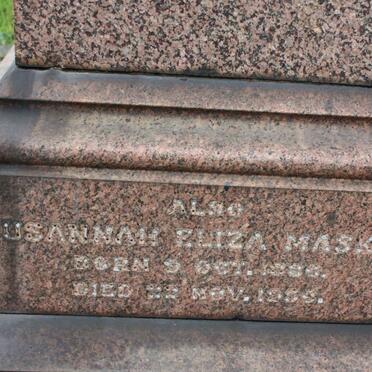 MASKEW Susannah Eliza ?   -1956