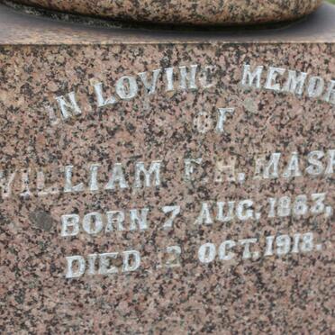 MASKEW William F.H. 1863-1918