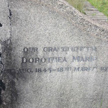 MARKER Dorothea Marie 1845-1927
