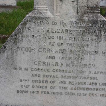 MYBURGH Hester Elizabeth 1810-1886 :: MYBURGH Gerhard 1830-1886