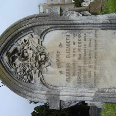 NIEKERK Eleanor Elizabeth, van 1827-1902