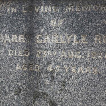 ROSE Harry Carlyle -1920