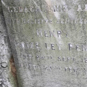 PENTZ Henry Home Ley 1872-1921