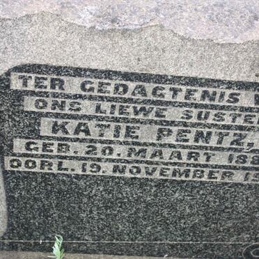 PENTZ Katie 1882-1925