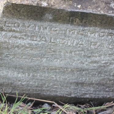 PALMER William ? &amp;  Magdalena SINCLAIR ?