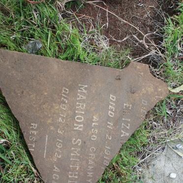 SMITHDORF Marion -1912 ::  ? Eliza ?