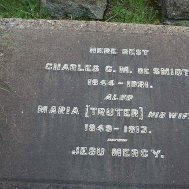 SMIDT Charles C.M., de 1844-1921 &amp; Maria TRUTER 1849-1913