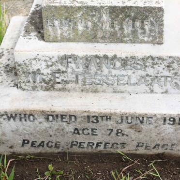 TESSELAAR Frances M.E. -1914