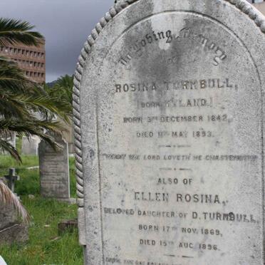 TURNBULL Rosina nee HYLAND 1842-1893 :: TURNBULL Ellen Rosina 1869-1896