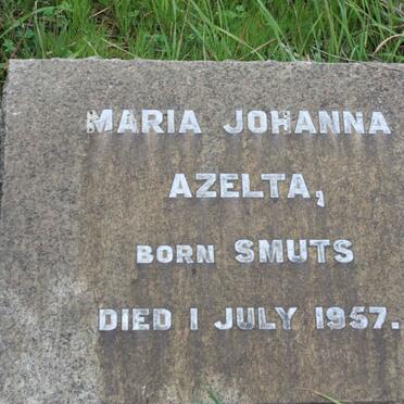 VOS Maria Johanna Azelta, de nee SMUTS -1957