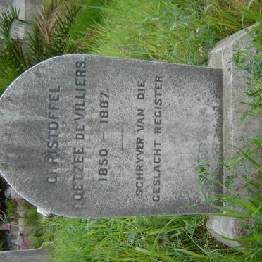 VILLIERS Christoffel Coetzee, de 1850-1887