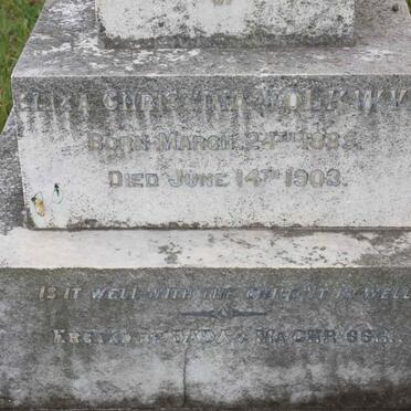 VOLKWYN Eliza Christina 1885-1903